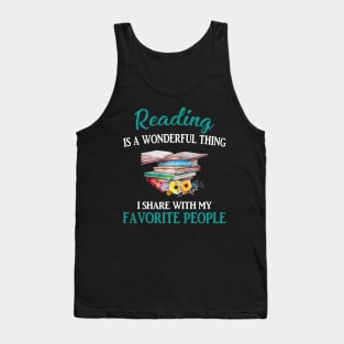 Reading Is A Wonderful Thing Tank Top